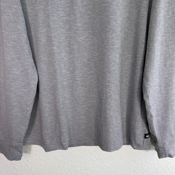 REI Active Pursuits Shirt Mens Medium Long Sleeve UPF 50 Thumbholes Gray NEW - Picture 6 of 12